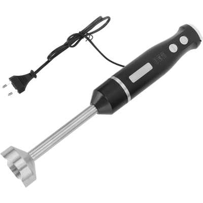 Handmixer met snoer Variabele snelheid Handheld Elektrisch Krachtige Mixer met RVS tip voor L black