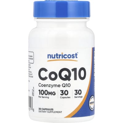 Nutricost, CoQ10, 100mg, 30 gélules