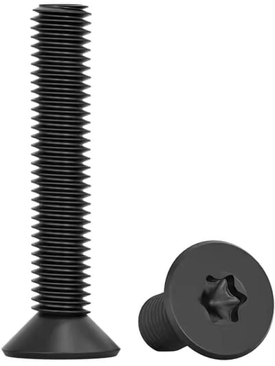 Countersunk Head Schroeven M6 x 40 mm, Torx, RVS A2 V2A, 20 Stuks, Volledige Draad, Ideaal voor Bevestigen en Montage
