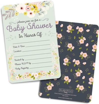 Baby Douche-uitnodigingen - 30 Geslachtsneutrale Kaarten met Enveloppen