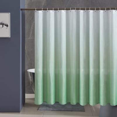 Dailygoods- Douchegordijn Antischimmel 240x200 cm - Wasbaar - Polyester - Doucheringen 16 stuks - Waterafstotend - Duurzaam - Antirimpel effect - Badgordijn