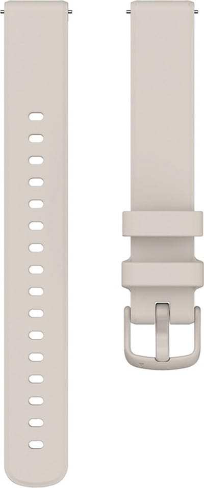 Siliconen bandje - geschikt voor Garmin Lily 2 / Lily 2 Active - zandgrijs