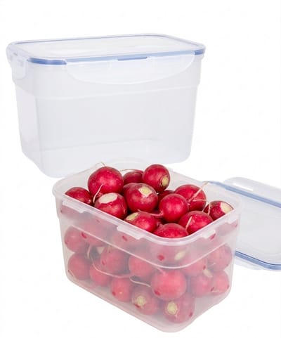 Lock&Lock Diepvriesbakjes - Meal prep bakjes - Vershoudbakjes - 2.4 liter - Set 2 stuks - In elkaar stapelbaar - 100% lekvrij - BPA vrij - PFAS vrij - Magnetron bakjes met deksel - Diepvriesdozen - Bewaarbakjes - Vershouddoos - Transparant