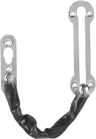 Deurketting - Veiligheidsketen - Extra Beveiliging - Roestvrij Staal - 1 kg - Zilver