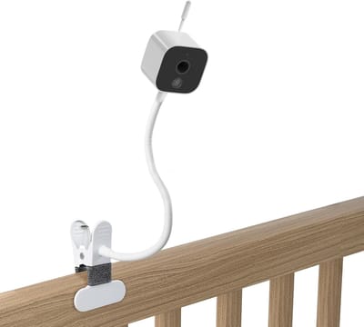 Universele Babyfoonhouder - Camera Beugel - Veilige Bevestiging - Gereedschapsloze Montage - 1/4 Inch Schroefdraad - Wit
