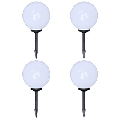 vidaXL Tuinpadlampen 4 st met grondpin LED 30 cm