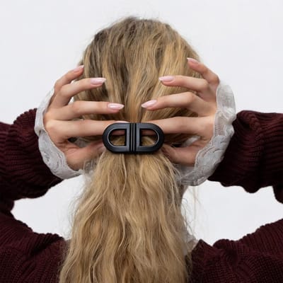 Oneay Set van 2 magnetische haarclips, magnetische haarclips voor dames, naadloos 2-in-1 ontwerp voor eenvoudig dagelijks stylen, laat geen haartjes achter.
