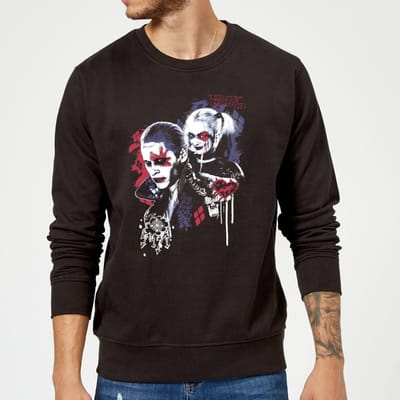DC Comics Suicide Squad Harleys Puddin Trui - Zwart - S
