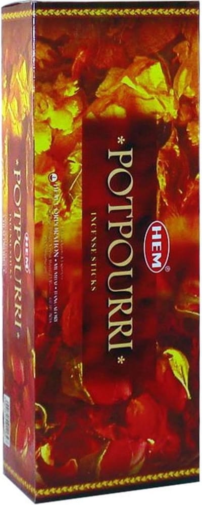 HEM Wierook - Potpourri - Slof (6 pakjes/120 stokjes)