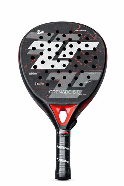 Toptennis Grenade 6.0 – 24K Carbon Padel Racket – Power & Controle – Allround Spel