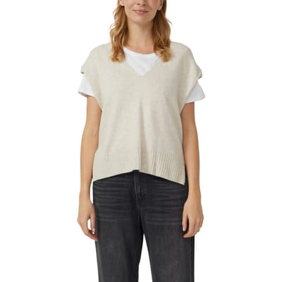 s.Oliver  Pullover Beige Maat: 44 | Sweaters Outlet | Dames | Beige