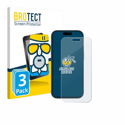 BROTECT - Screenprotector voor Apple iPhone 17 Pro Max - Folie Beschermfolie Beschermglas matte 3 Stuks