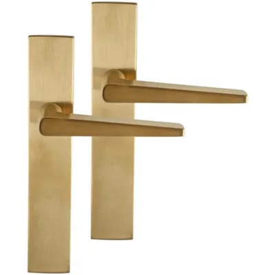 Differnz Deurkruk Rotterdam Gd010 - Goud - Rvs - 38-45mm - 2 Stuks
