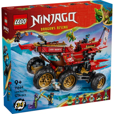 LEGO NINJAGO Land-Bounty Bouwpakket met Truck Speelgoed voor Kinderen 71869