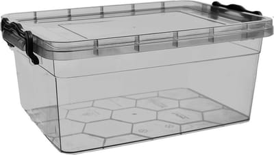 Voedselcontainer met Deksel Grijs GREY 5 l - Vershoudbakjes - Vershouddoos - Bakjes - Diepvriesbakjes - Vershouden