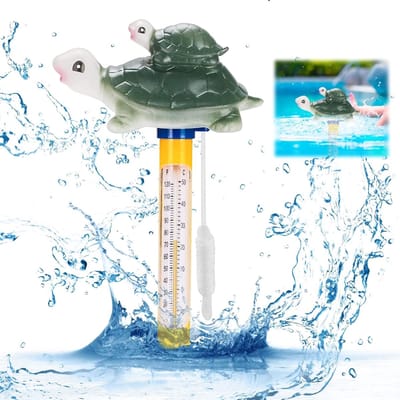 Zwembad Thermometer - Drijvend Thermometer met Touw - voor Pools, Spas, Hot Tubs, Aquariums, Vijvers - Bluaw - 1 Stuk