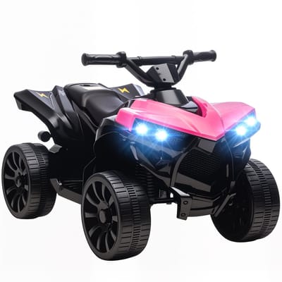 Aiyaplay Elektrische Kinderauto-Metaal, Kunststof-70L x 42B x 45H cm-Roze