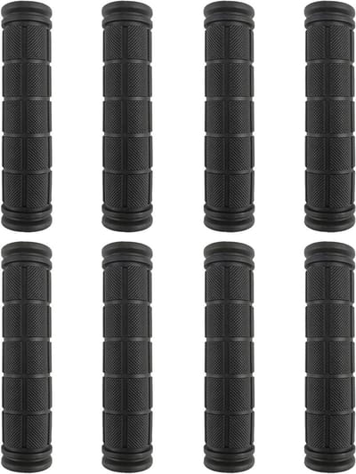 Fietshandvatten - Fietsgrepen Handvatten - Comfortabel Fietsen - Zachte Rubberen Grip - 120 mm Lengte - Zwart
