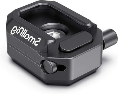 Koude Schoen Adapter - Accessoirehouder - Camera Uitbreiding - Met Veiligheidsontgrendeling - 33 x 30 x 15 mm - Zwart