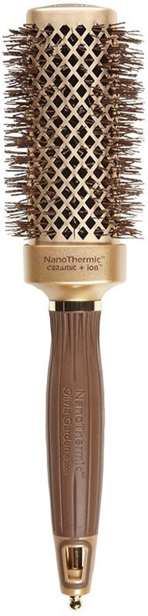 Olivia Garden Expert Blowout Straight Wavy Föhnborstel Goud-Bruin