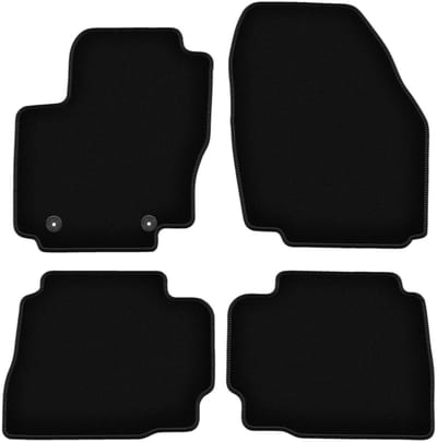 BASIC zwarte veloursmatten voor: Ford Mondeo MK4 liftback, sedan, stationwagen (2007-2012)