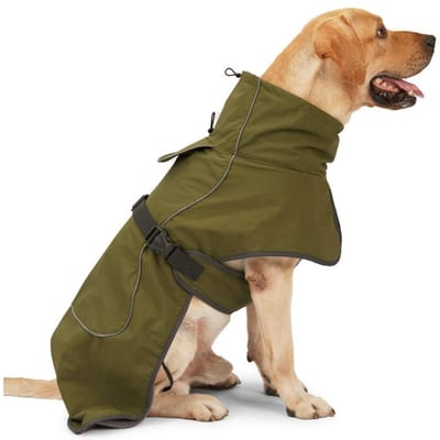 Kleding voor grote honden Winter warm vest voor grote honden Waterdichte hondenjas Greyhound Doberman-kleding voor middelgrote honden S