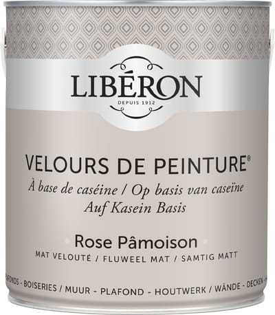 Liberon Velours De Peinture Muurverf - Mat - Rose Pamoison - 0,5l
