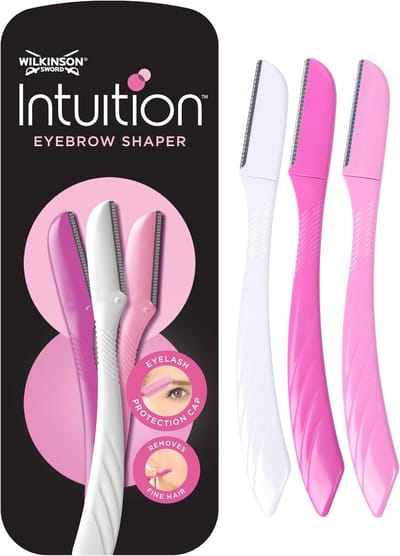 Dama's Hoogwaardige Wenkbrauw- en Gezichtshaarverwijderaar, 3-in-1 Trimmer en Peeling Tool