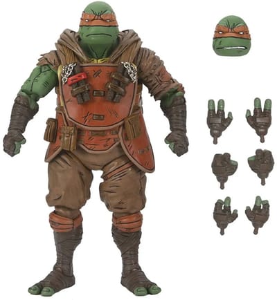 NECA Teenage Mutant Ninja Turtles (The Last Ronin) Action Figure Ultimate Flashback Michelangelo 18 cm Action Figuur