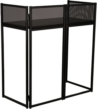DJ-booth - Inklapbaar frame - Innox FlexBooth 200 - Zwart