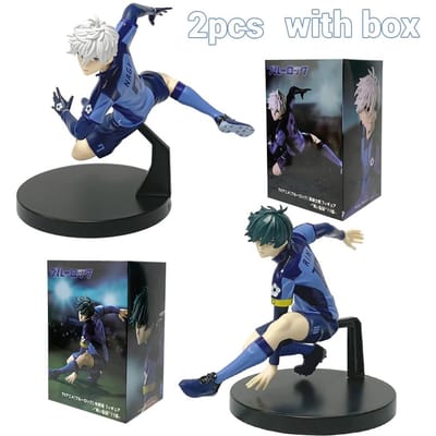 Figurine Anime 13CM BLUE LOCK Nagi Seishiro Rin Itoshi Figurines d'Action Modèle de Collection Figurine Poupée Ornement Jouet Enfant Cadeau