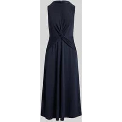 Jurk met knoopdetail in de taille