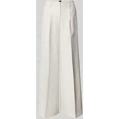 Regular fit broek met wijde benen