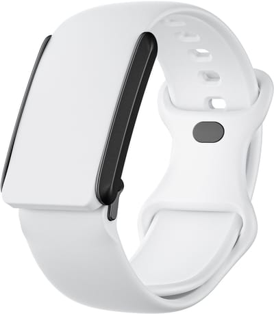 Strap-it Siliconen bandje met druksluiting - geschikt voor de Whoop 4.0 (wit)
