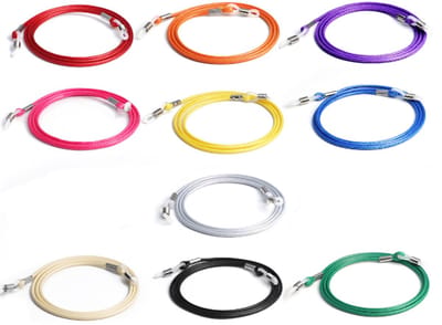 10 Stuks - Brillenkoordje - Brillenketting - Zonnebrilkoord - Brilkoordje - Brillenband - 70*0.7CM - Voor heren dames - Metaal - Bril Accessoire - Brillenkoord - Zonnebril voorkomt verlies - Kleur