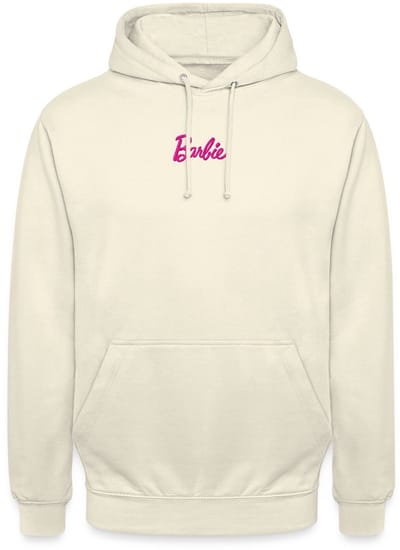 Barbie Logo Borduurwerk Hoodie Unisex