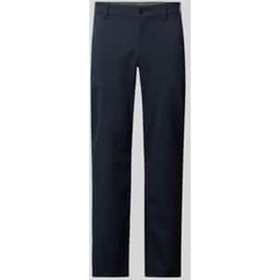 Regular fit stoffen broek met Franse Steekzakken