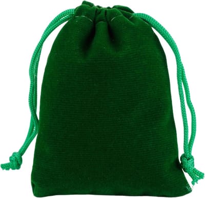 Fako Bijoux - Fluweel Cadeau Zakjes - Velours - 10x12cm - Donkergroen - 10 Stuks