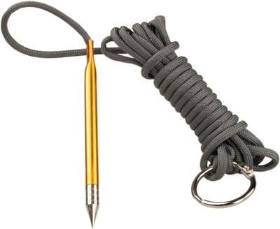 Paracord Vislijn - Visdraad Hengelsport - Vissen Vangen - Metalen Draad - 3 meter - Zilvergrijs