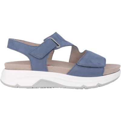 Gabor rollingsoft sensitive 86.885.26 - dames rollende wandelsandaal - Blauw - maat 42.5 (EU) 8.5 (UK)