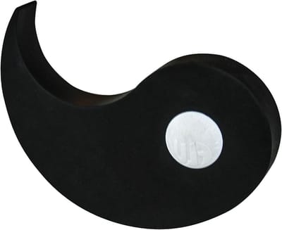 Raamstopper deurstopper - Deurwig wiggen - Voorkomt dichtslaan - Duurzaam kunststof - Set van 2 - Zwart