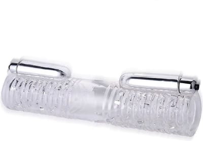 Dubbele penis sleeve – Masturbator - 2 personen - Homo - Vibrator - Stimulatie