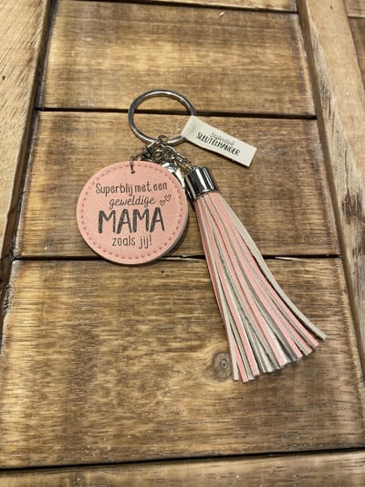 Sleutelhanger /Tashanger +Tassel / Kwast Mama