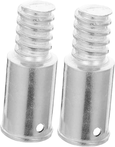 Reparatieset Bezemsteel - Verlengsteel Adapter - Schoonmaak Werk - Met Schroefdraad - 6.8 x 2.4 cm - Metaal