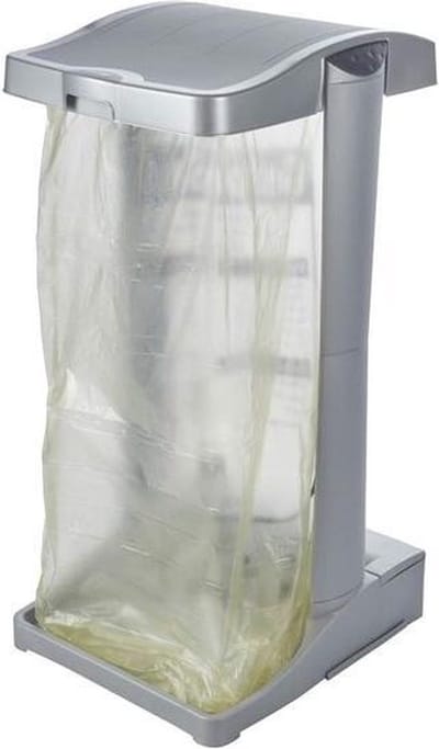 Keeeper Ole - Vuilniszakhouder - zaken met een inhoud van 60-120 liter - Zilver
