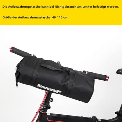 Thijox - Opvouwbare Fietstas 26 Inch - Fietstas Geschikt voor Vouwfietsen en E-bikes - Ideale Fiets-Transportkoffer voor Lucht- en Treinreizen - Duurz