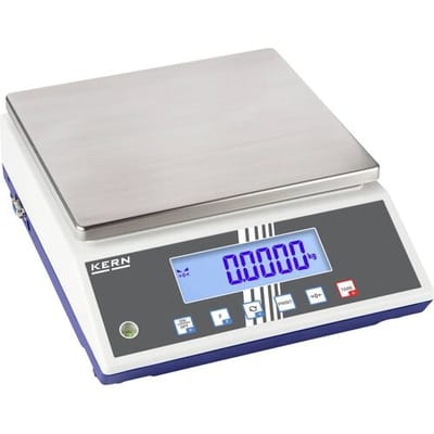 Kern FCB8K01 FCB 8K0.1 Tafelweegschaal Weegbereik (max.) 8 kg Resolutie 0.1 g werkt op stekkernetvoeding Zilver