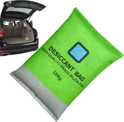 Auto Ontvochtiger Zakken - Vochtvreter Herbruikbaar - Vochtigheid Regelen - Magnetron Oplaadbaar - 14x8 cm - Groen
