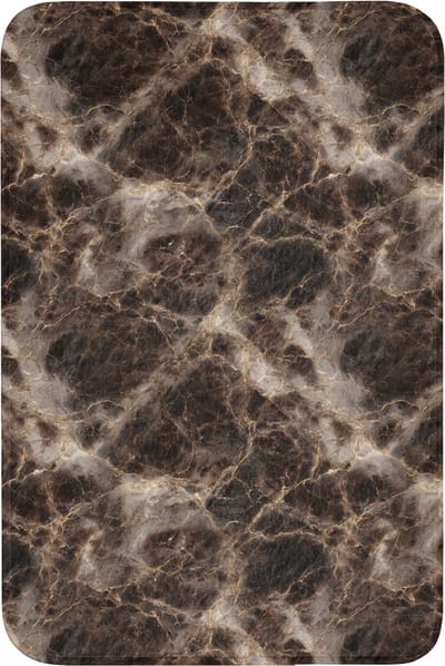 Badmat 60x90 cm - Antislip - Bruin - Goud - Marmer - Badmatten voor badkamer - Badkamermat - Douchemat - Badkamer mat