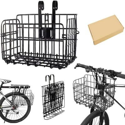 Opvouwbare Fietsmand voor Mountainbikes en Vouwfietsen - Eenvoudig te Installeren en Duurzaam